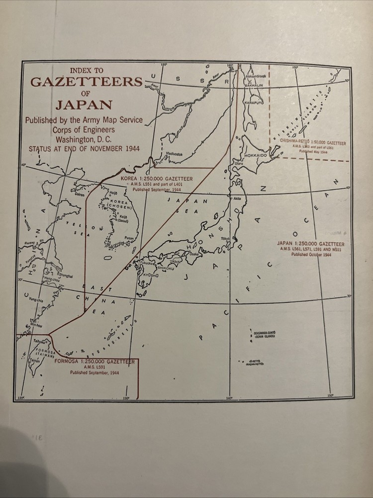 First Edition Kyushu Maps WW2