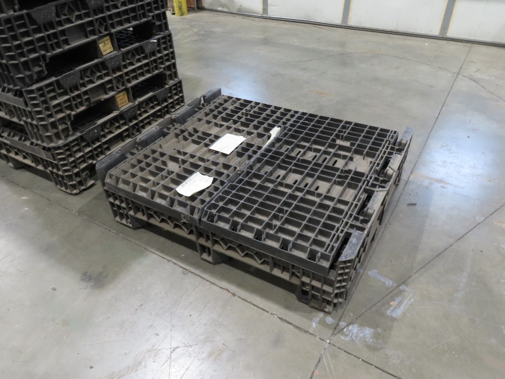 HPJ BulkPak Collapsible Bulk Container Bin 25.5 cu-ft 48 x 40" Stackable Tote