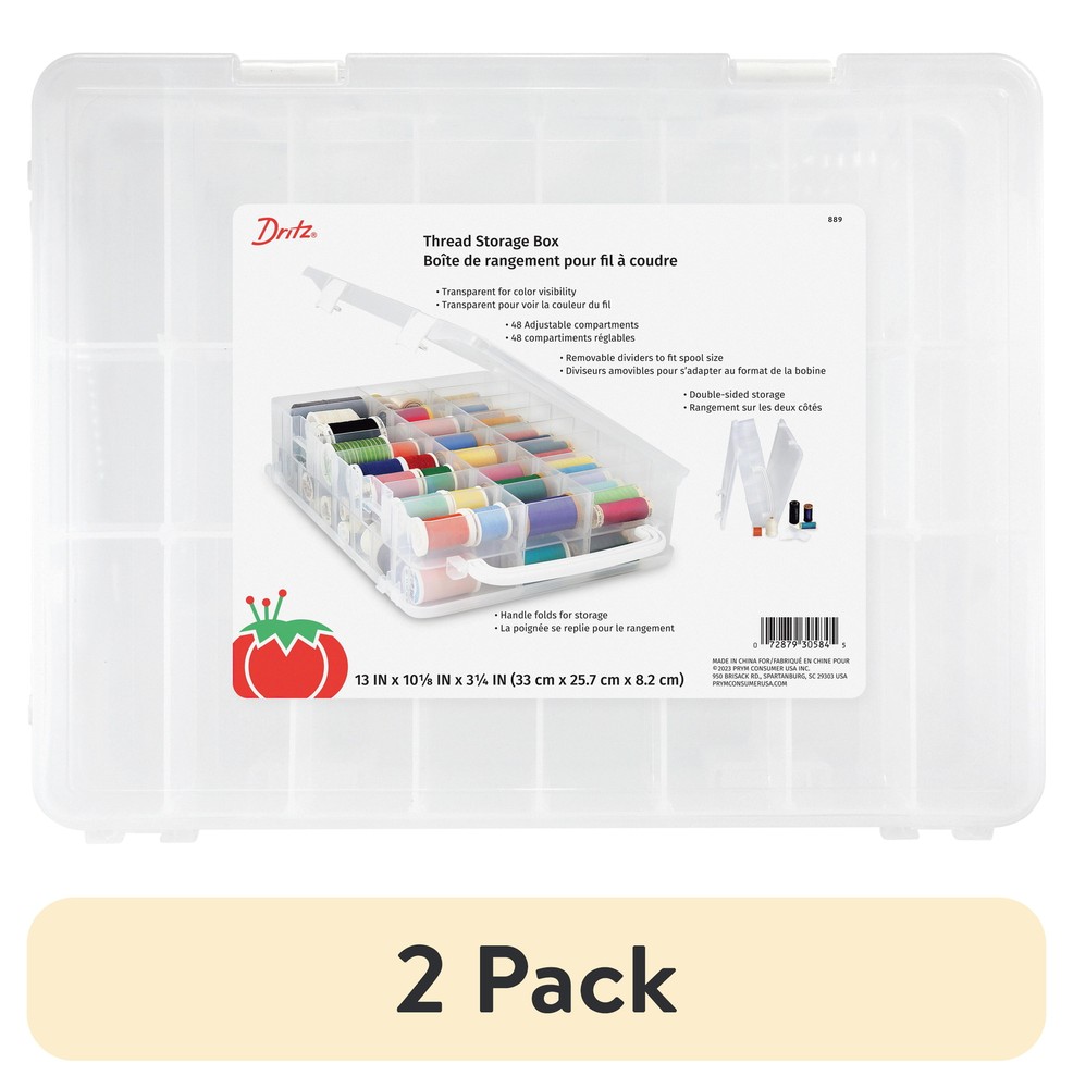 Thread Storage Box, Stores 48 Spools