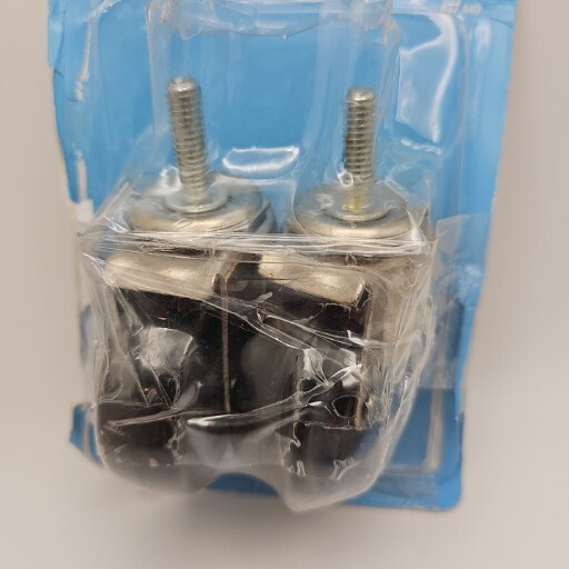 Everbilt 2" Light Duty Threaded Stem Casters - Rubber Wheels 837440 (2 per pk)