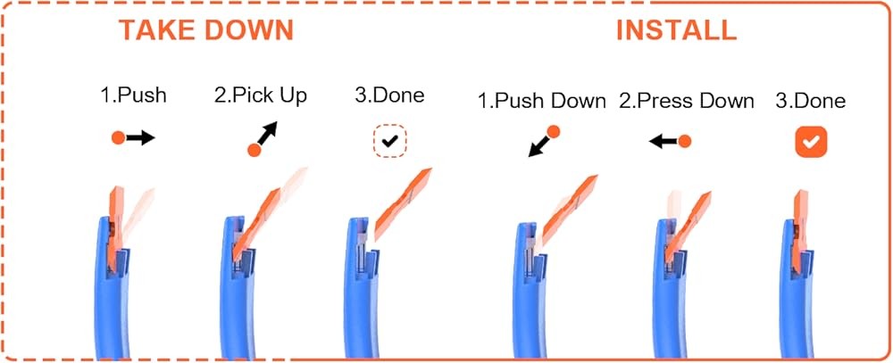 Plastic Blades Scraper Tool - Wall Paint Remover Pcs Plastic Blades