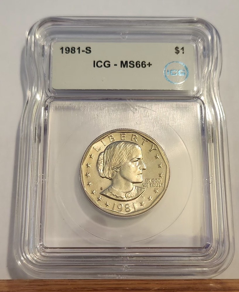 1981-S Susan B Anthony Dollar MS66+ PLUS ICG