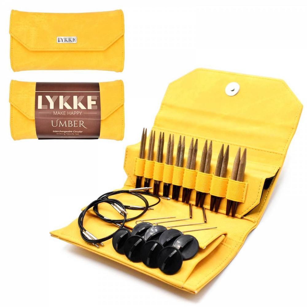Lykke Interchangable Knitting Needle Set: New Case Colors