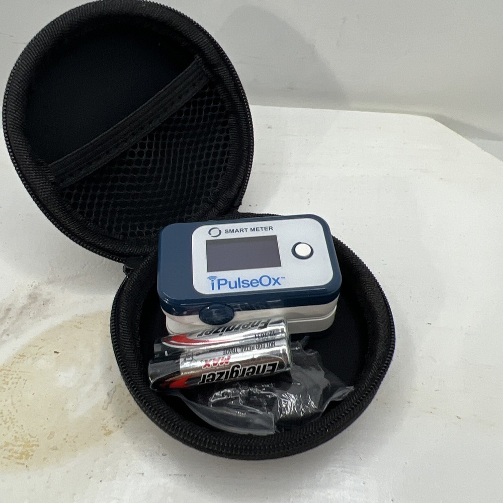 iPulseOx Fingertip Cellular Connected Pulse Oximeter System New In Box