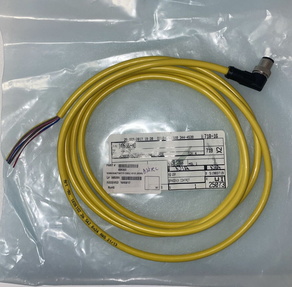 1406102 Phoenix Contact Sensor Actuator Cable Assembly 8 position