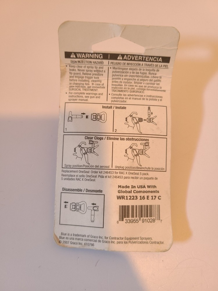 Graco WR 1223 Rac X Switch Tip