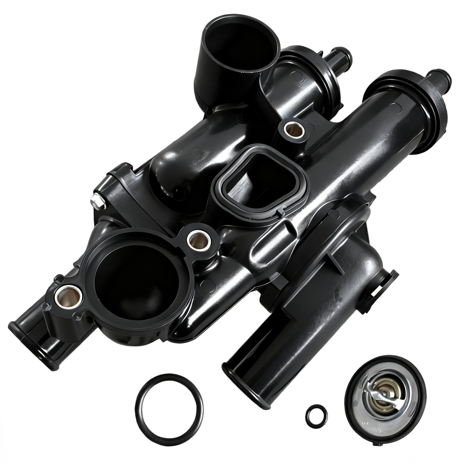 Thermostat Housing w/ Thermostat For Jeep Dodge Journey Avenger Chrysler 200