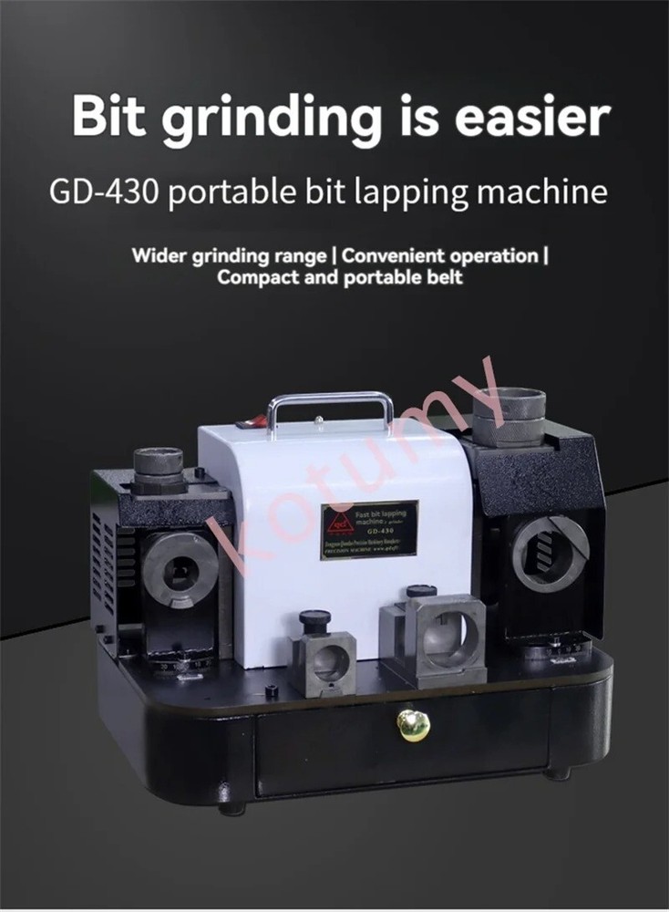 Electric Drill Bit Sharpener Grinder GD430 Twist Drill Milling Cutter Sharpener
