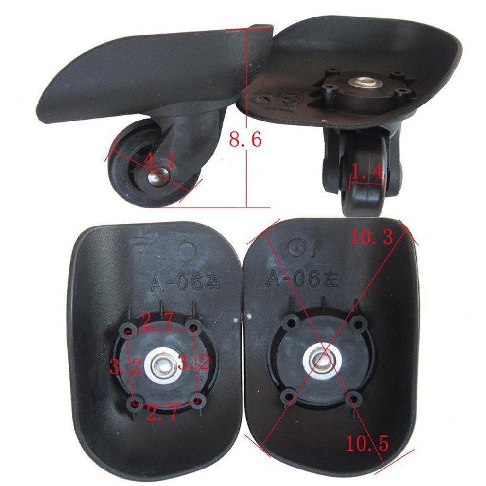 Universal Swivel Suitcase Luggage Casters Replacement Wheels