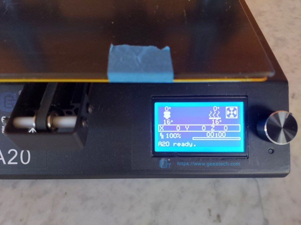 GEEETECH 3D PRINTER, A20, UNTESTED
