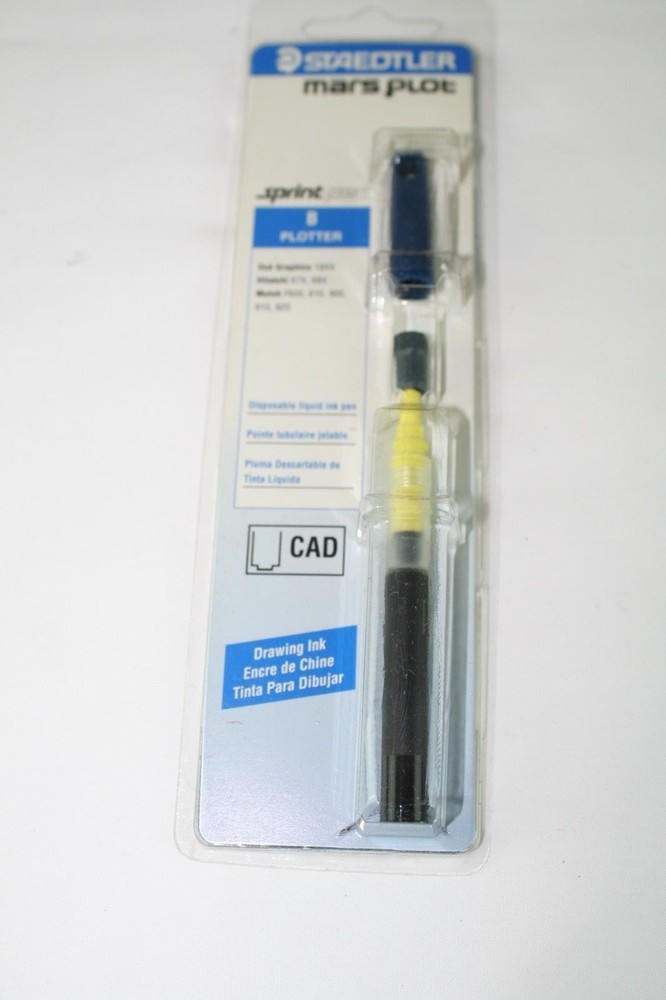 STAEDTLER Mars Plot Sprint Pen Film B Plotter Pens 0.35mm Black 727B CAD