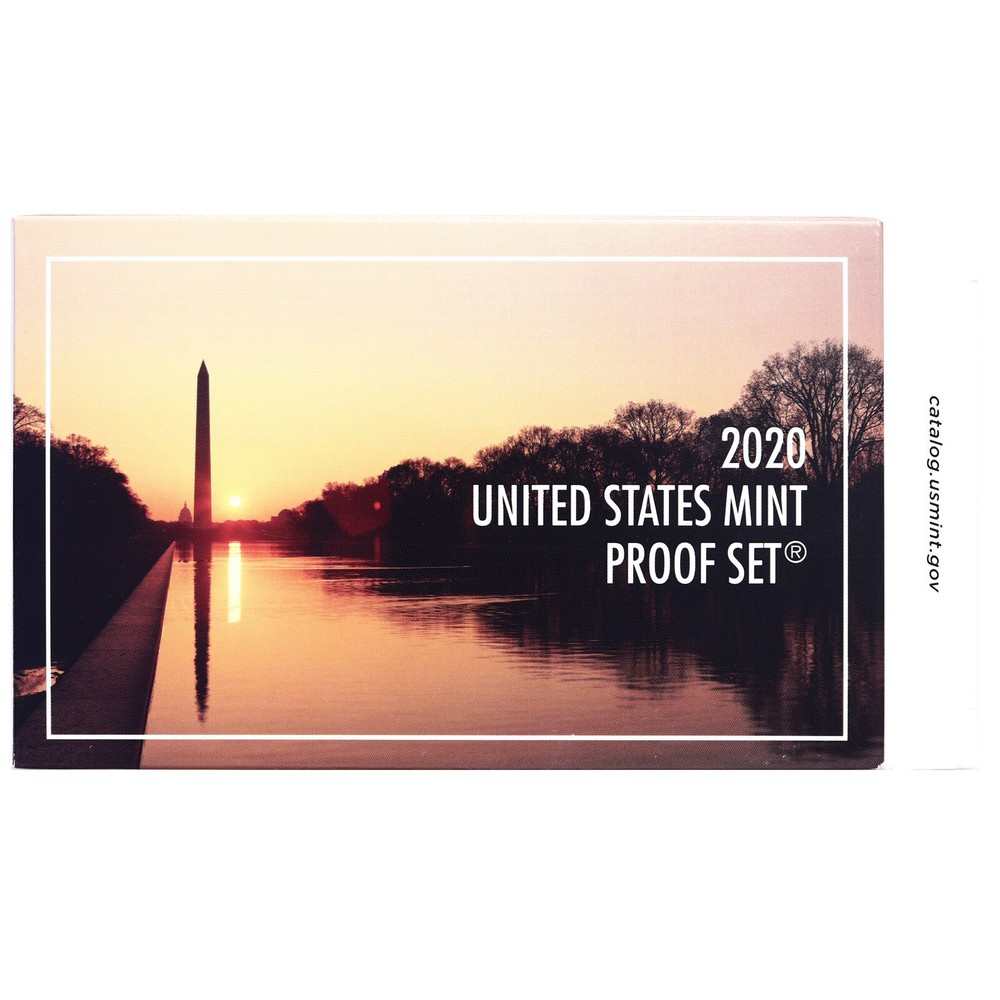 Empty Packaging Replacement Proof Set Box No Coins 2020 Clad