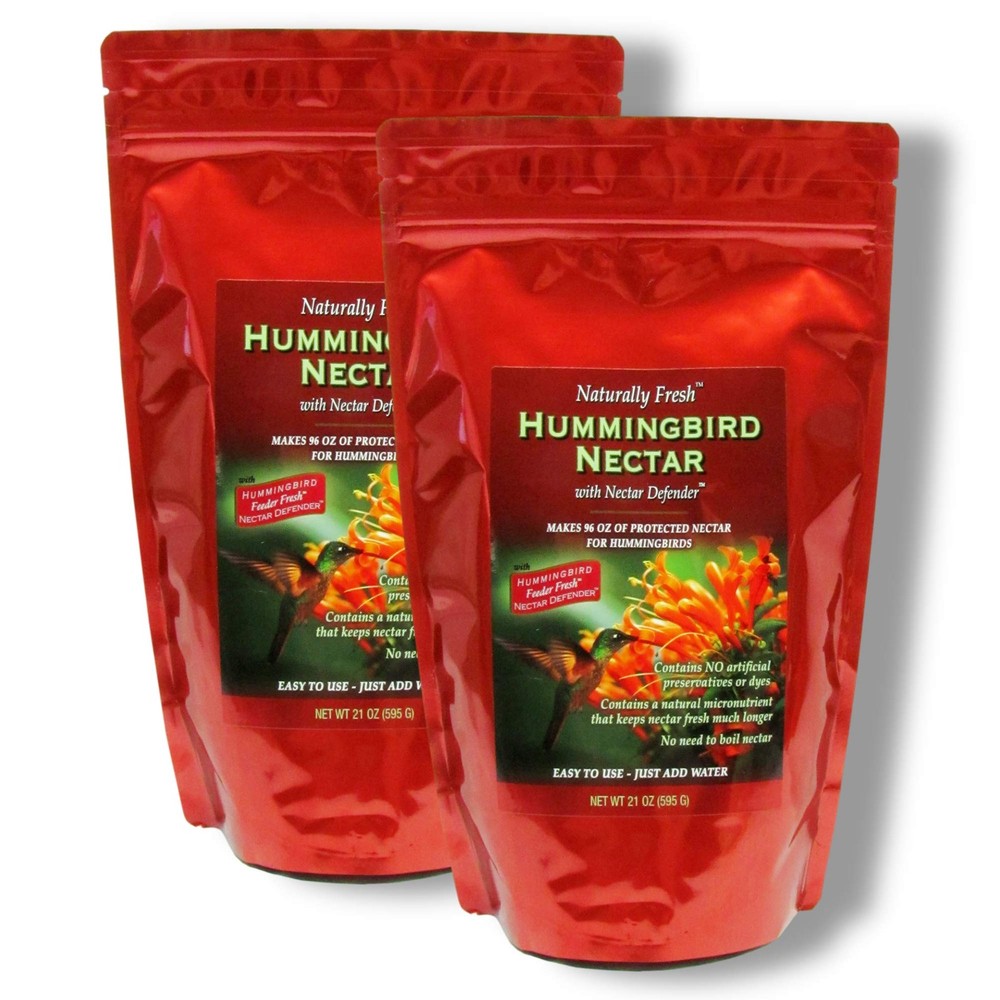 Hummingbird Nectar Set 2 Pack 1.31 Pound Naturally Fresh feed