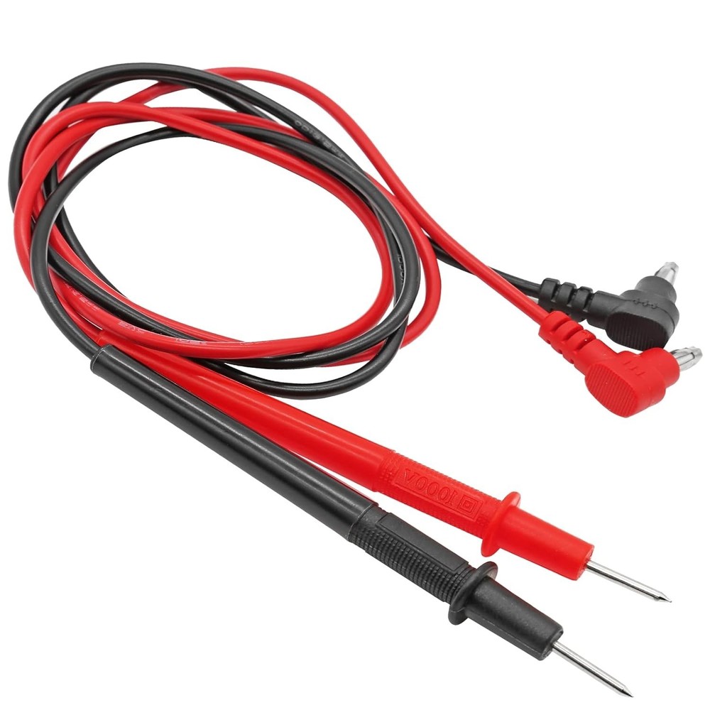 High Voltage 1000V Banana Plug Probe Set - 60cm Multimeter Leads for Electronics
