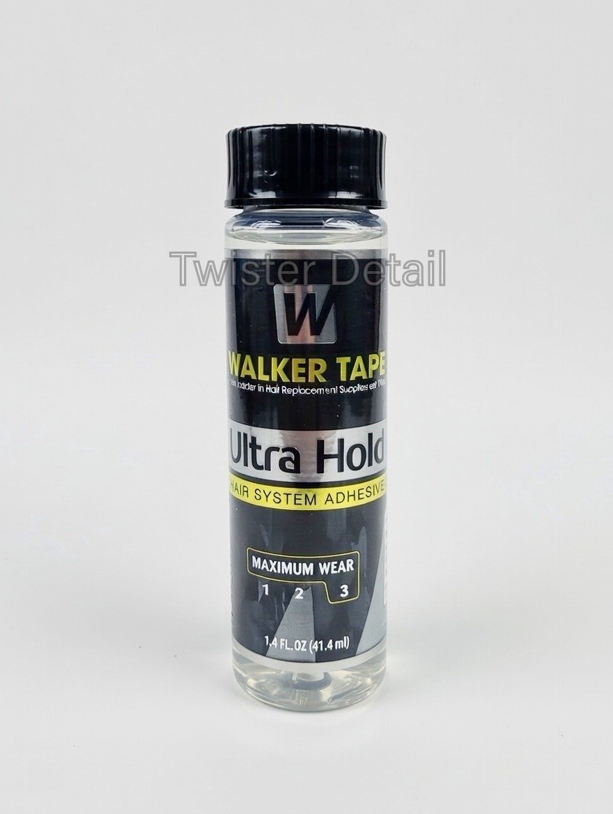 Walker Tape Ultra Hold Glue - 1.4 oz Brush-On Adhesive for Hair Systems & Wigs