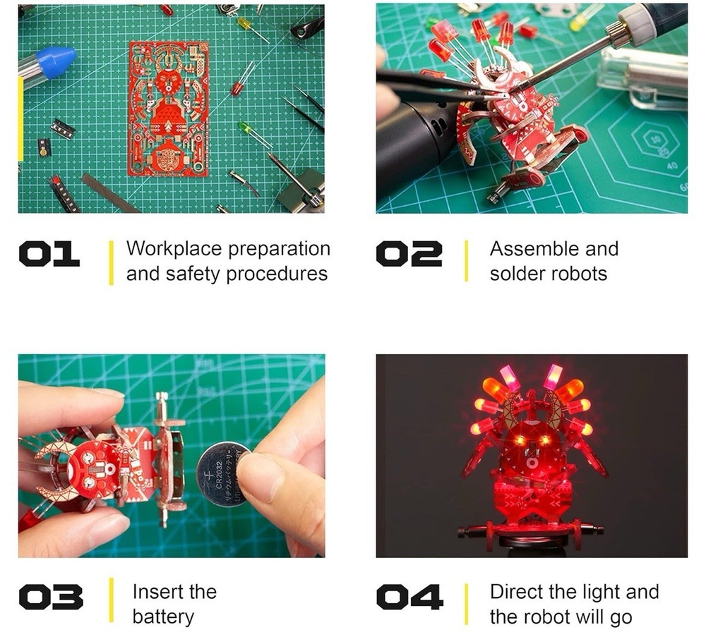 Magic Voodoo Bots Robot Building Kit for Kids - Robotics STEM Construction