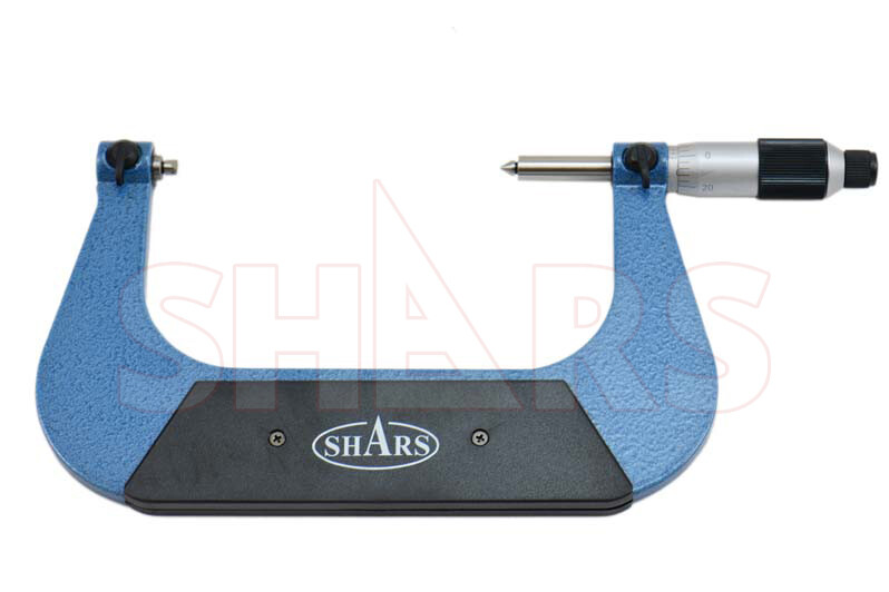 Shars 4-5" Screw Thread Carbide Micrometer Multi Anvils .0002 New P}
