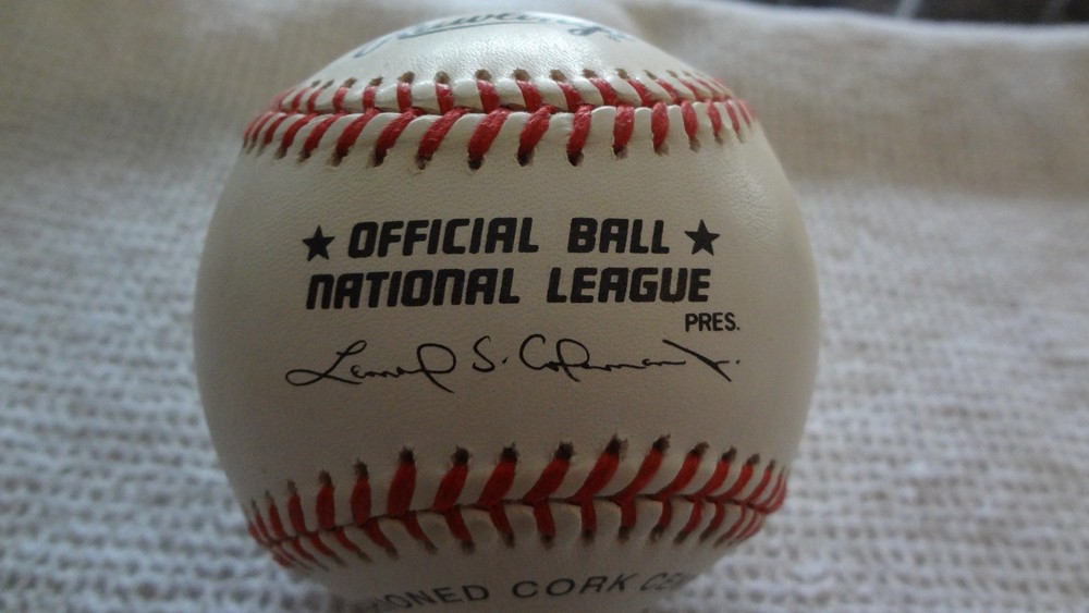 LARRY DIERKER AUTOGRAPHED BASEBALL