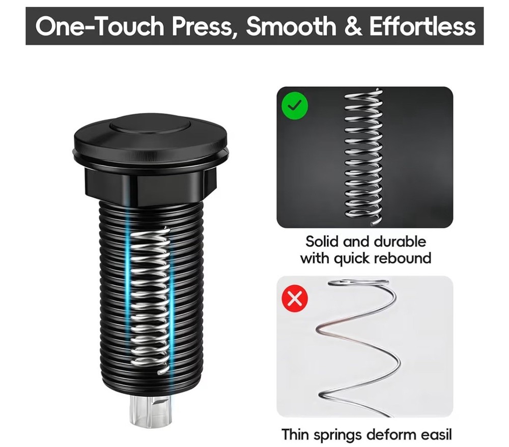 Garbage Disposal Air Switch,Food Waste Disposer Wireless Switch Kit,Push Button
