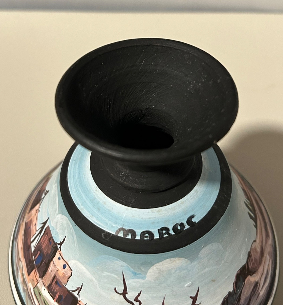 Maros Signed Vase