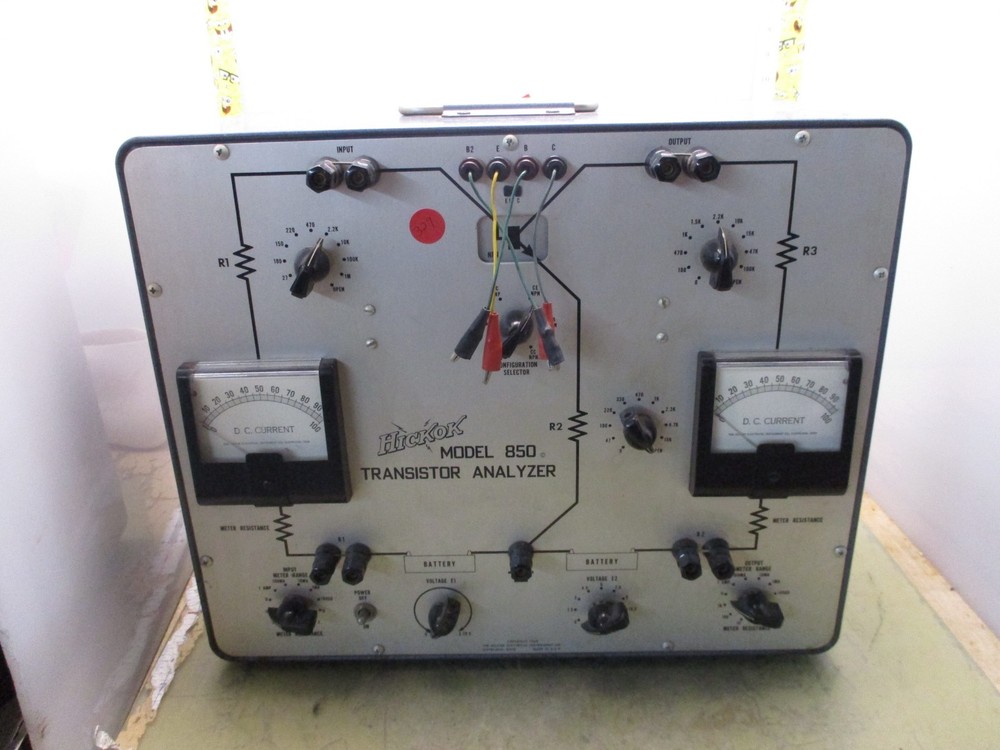 hickok model 850 transistor analyzer battery powered [5*O-4]