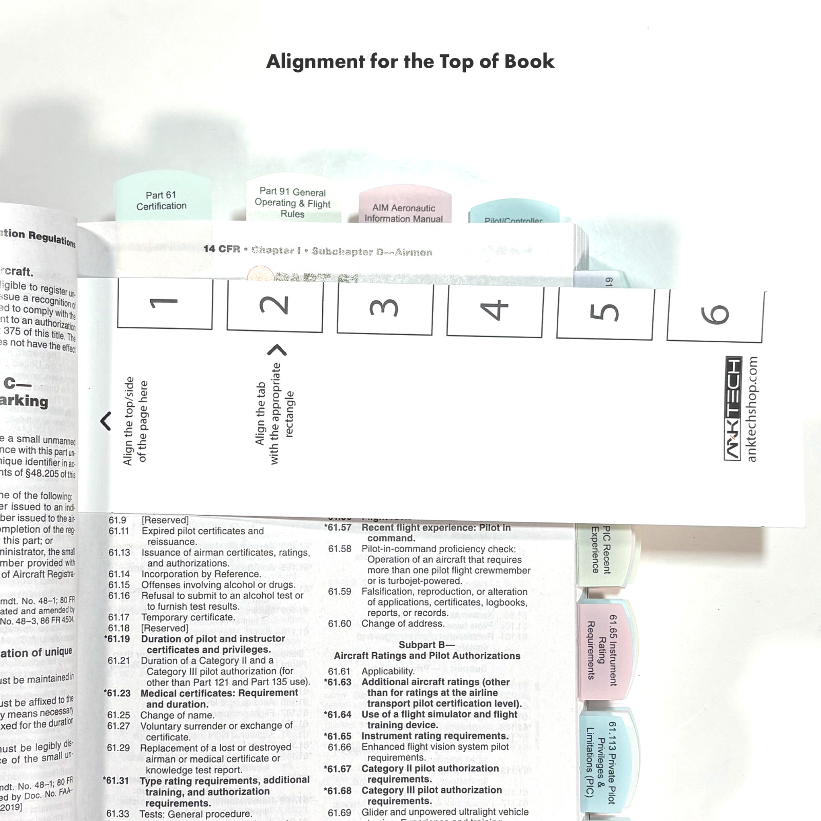 DIY KIT ASA 2026 FAR/AIM Book + 50 Tabs for PPL
