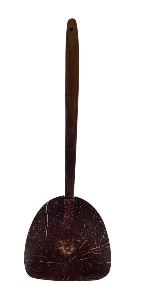 Handcrafted Wooden Coconut Shell Spoon & Ladle Set