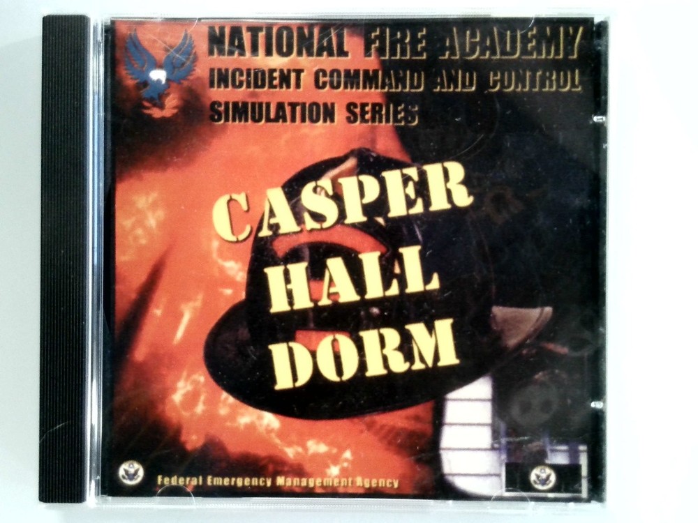 National Fire Academy Casper Hall Dorm Simulation Software Win 95 PC CD-ROM FEMA