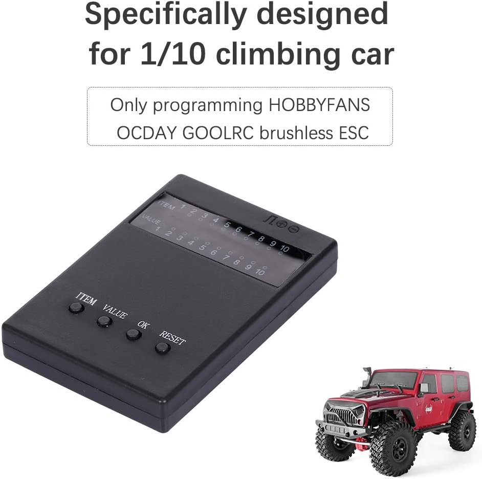 GoolRC Programming Card for RC Car Brushless ESC Electronic Speed Controller