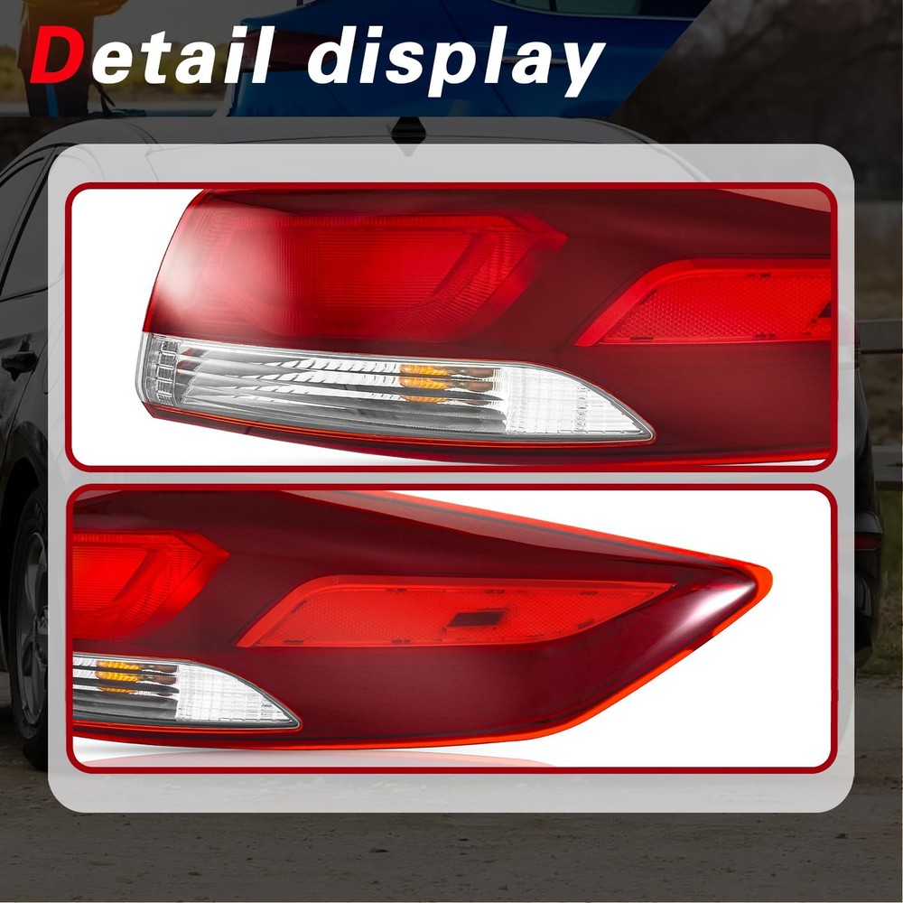 Outer Tail Light Assembly 92401-F2020 2017-2018 Elantra Driver Side