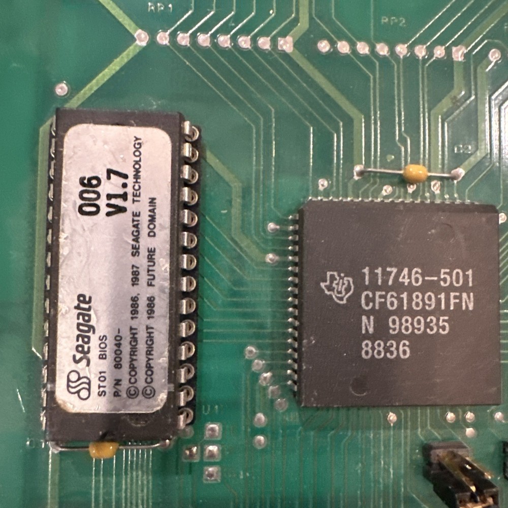 Vintage Seagate Drive Controller Card untested. As Is