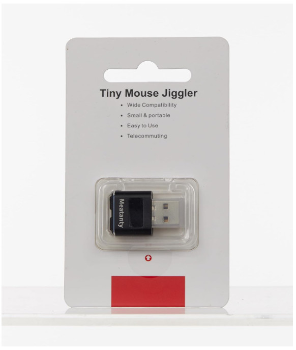 Meatanty Metal Tiny Mouse Jiggler, USB Mouse Mover Undetectable,Automatic Shaker