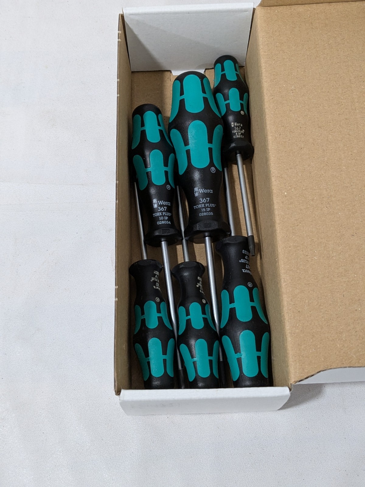 Wera 6 Piece IP6 to IP15 Ergonomic Handle Torx Driver Set 05345222001