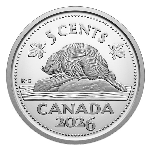 2026 Canada 5 Cent Proof 99.99% Silver Coin