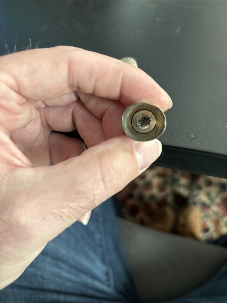 4 SILVER THIMBLES ~ STERLING with FLOWER ~