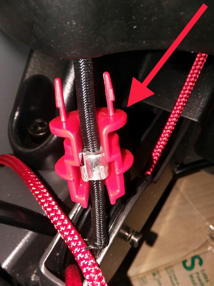 TWO USED BOWFLEX HVT Cable Ground Inserts Holder Attachments