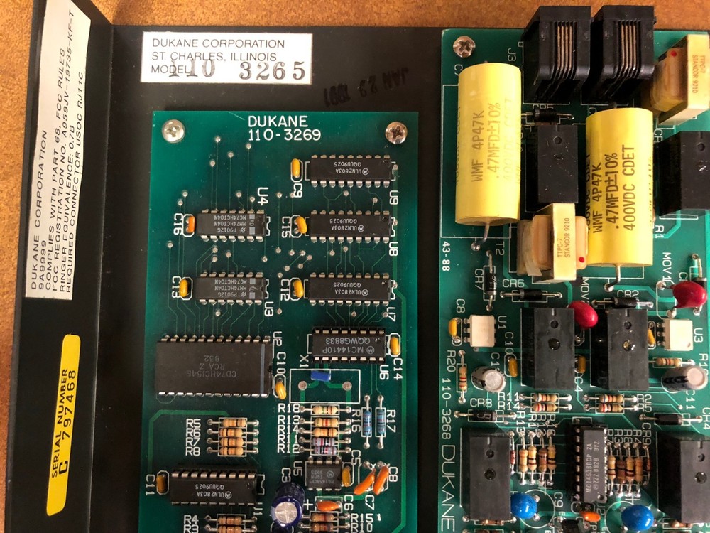 Dukane 9A9999 CO / PABX Interface System for MACS II Intercom System