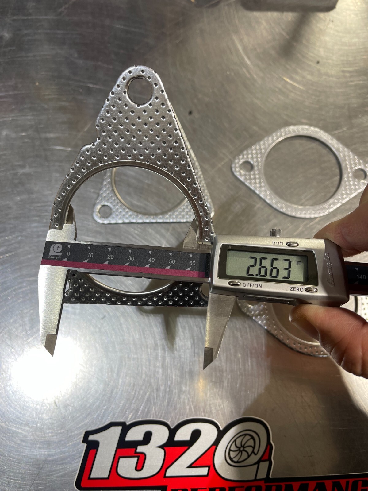 1320 G37 370Z catalytic converter gaskets - HR engine with hardware O ringed