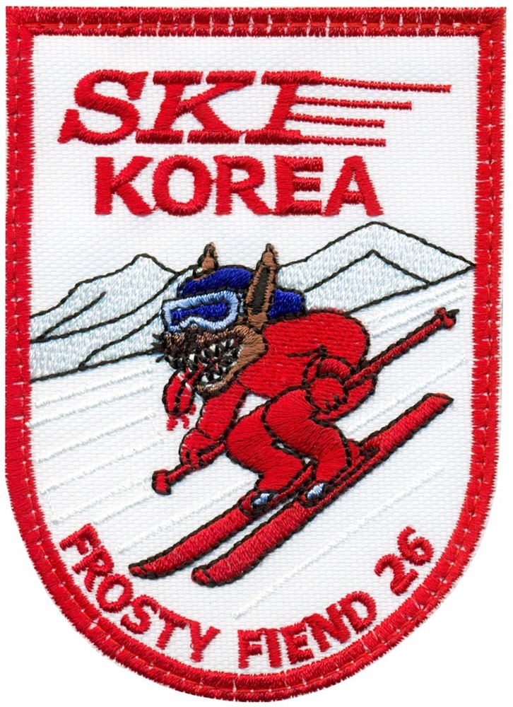 USAF 36th FIGHTER SQUADRON – FROSTY FIEND 2026 PATCH