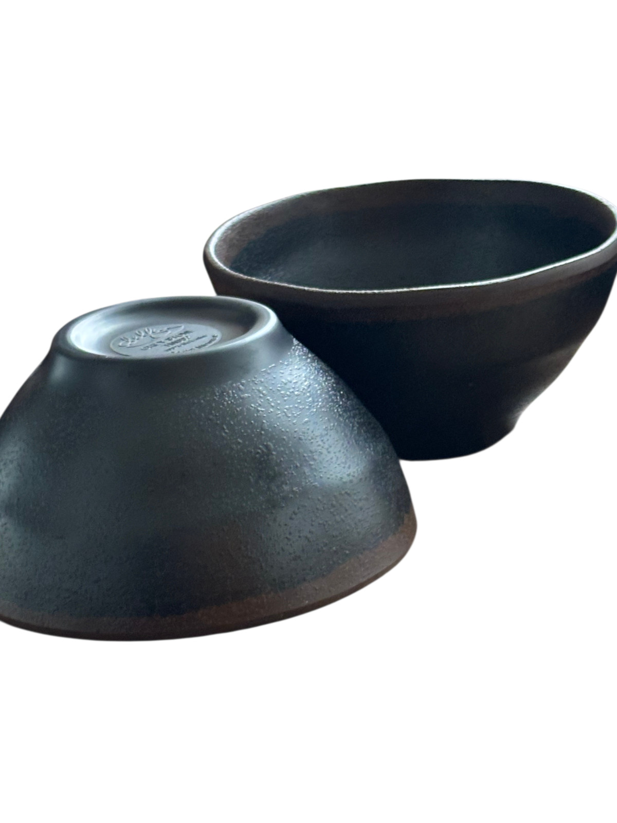 24 Count Delfin Grey Stone TM002 100% Melamine 4 1/4" 9.25 oz bowls