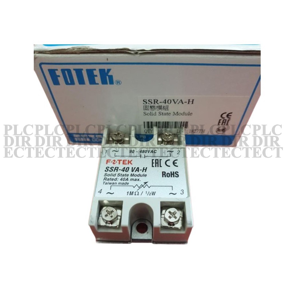 New FOTEK SSR-40VA-H Solid State Voltage Regulator Relay