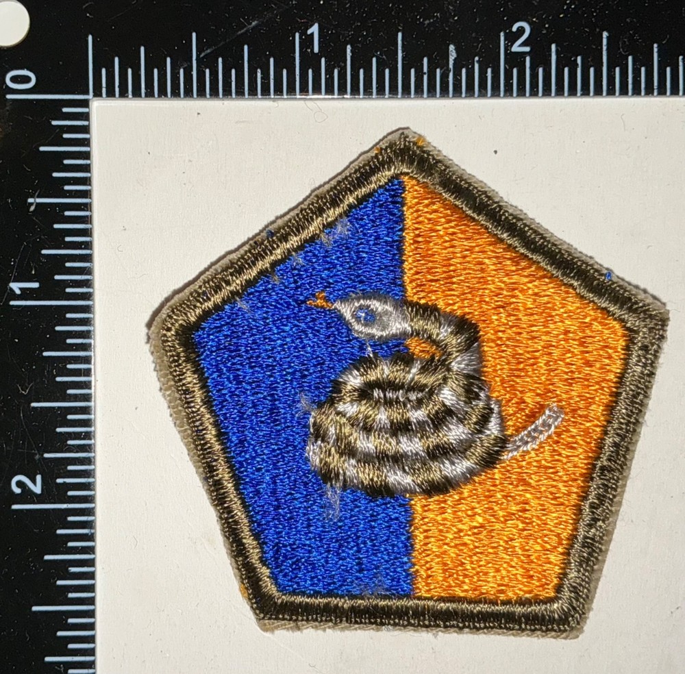 Early Post WWII US Army 51st Division Patch OD EDGE