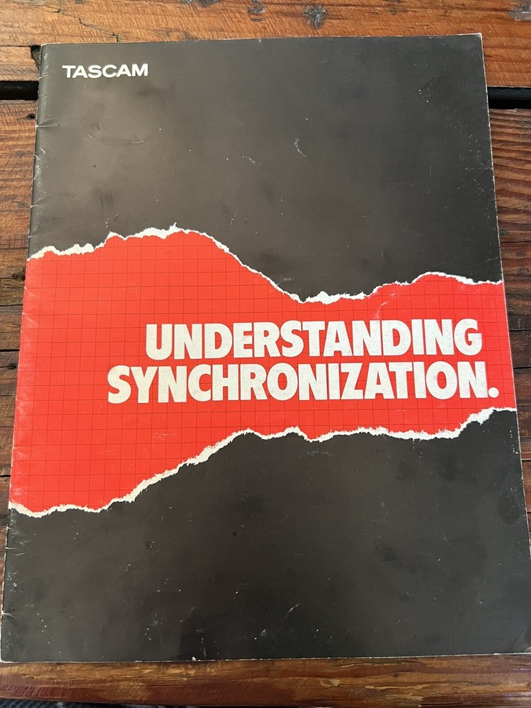 Vintage 1986 Tascam Understanding Synchronization Booklet