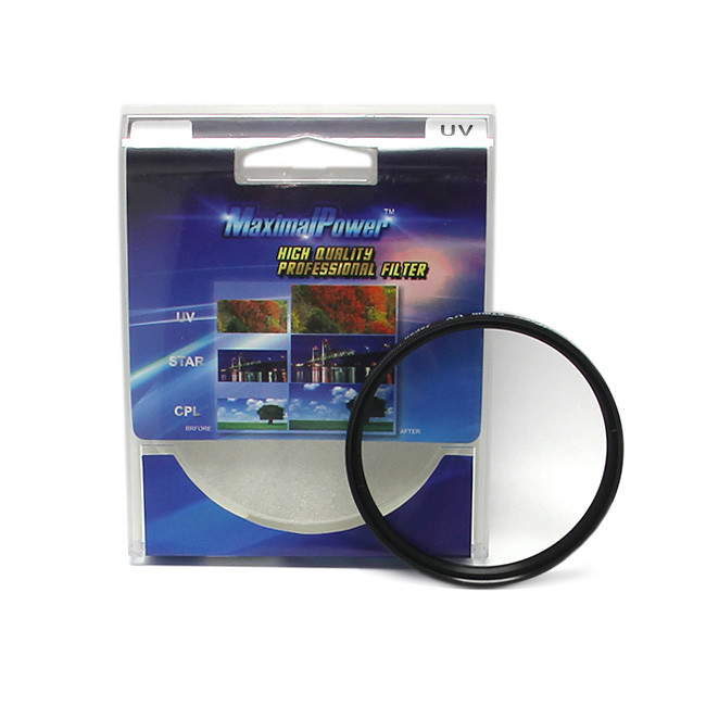 MaximalPower 74mm UV Lens Filter & Protector Cover for camera