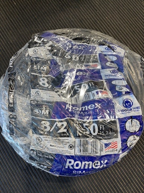 Southwire 8/2 Stranded Romex Simpull 50ft.