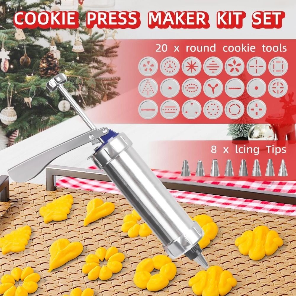 Simple operation Cookie Press Kit Spritz Cookie Maker Kit  DIY Biscuit Making