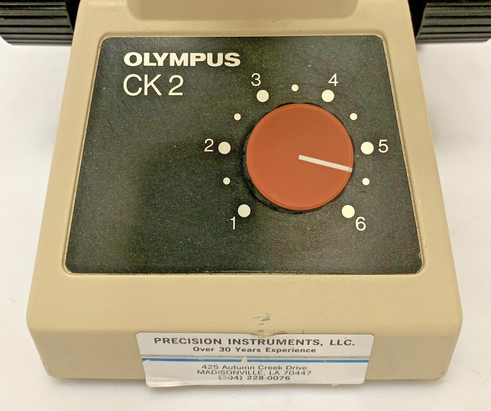 Olympus CK 2 Inverted Microscope W/ 3 Objectives No Eyepiece