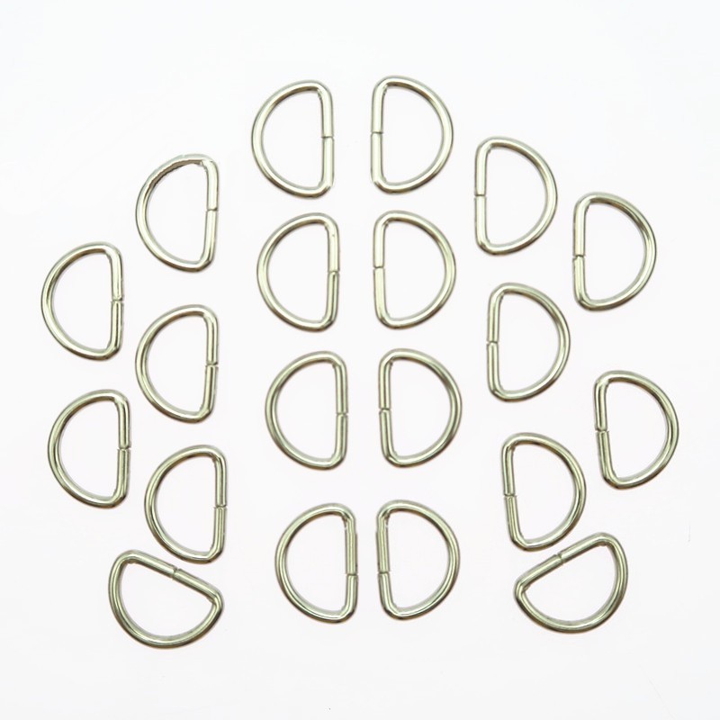 D Buckles Loop Ring Multi-size Portable Strong Sturdy Good Load-bearing