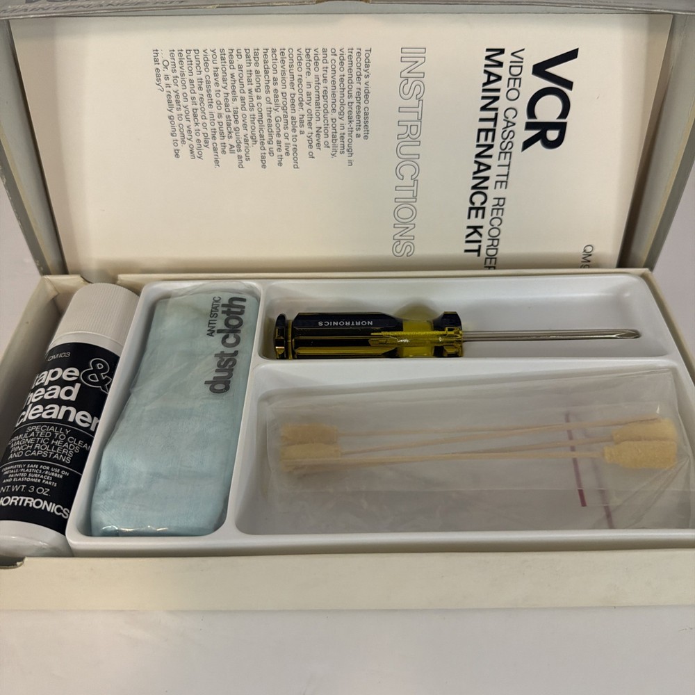 Nortronics VCR Maintenance Kit In Original Box