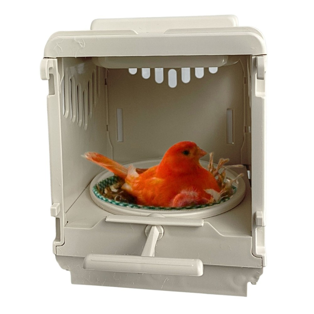 2Gr Complete De-attachable Plastic Bird Nest Box